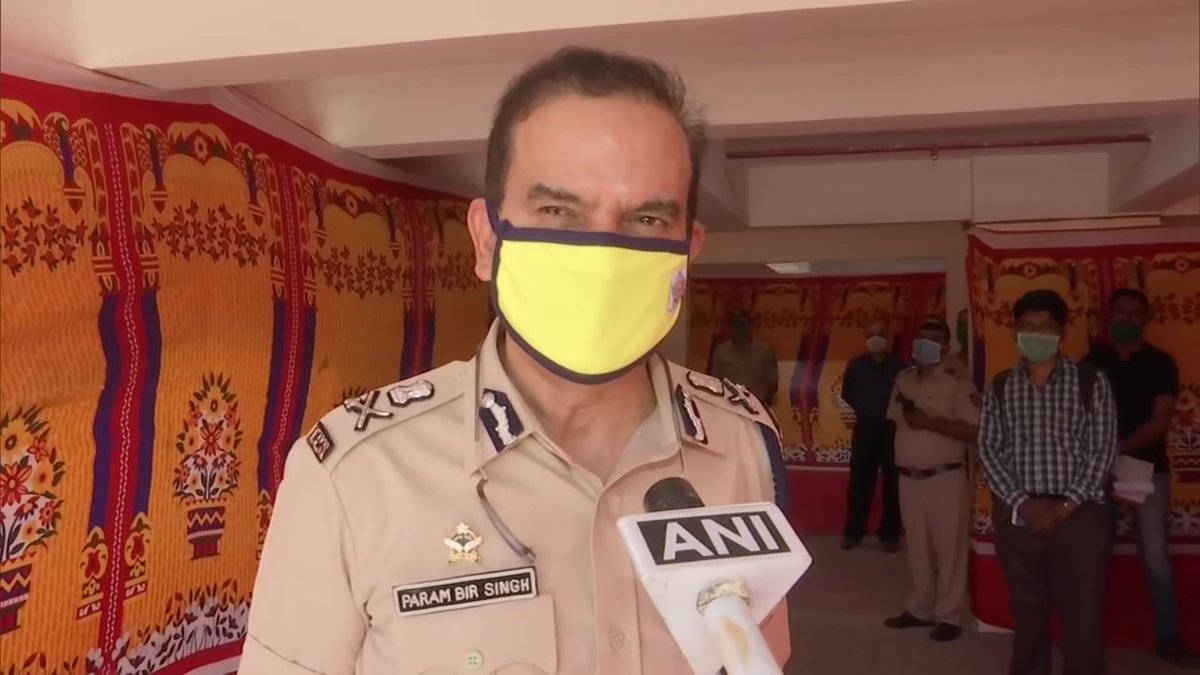 About 250 police personnel have tested positive for COVID19 in Mumbai. The number of symptomatic cases is very low and none of them are in ICU: Mumbai Commissioner of Police Param Bir Singh