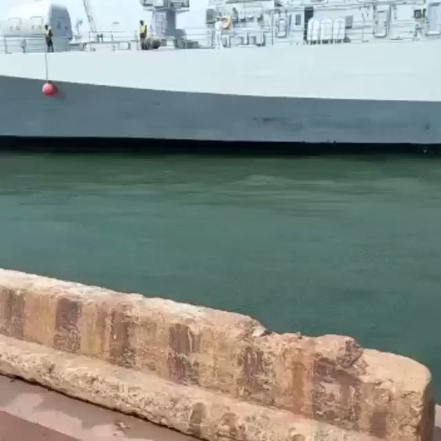 INS Talwar arrives in New Mangalore with 54 tonnes of oxygen from Bahrain  