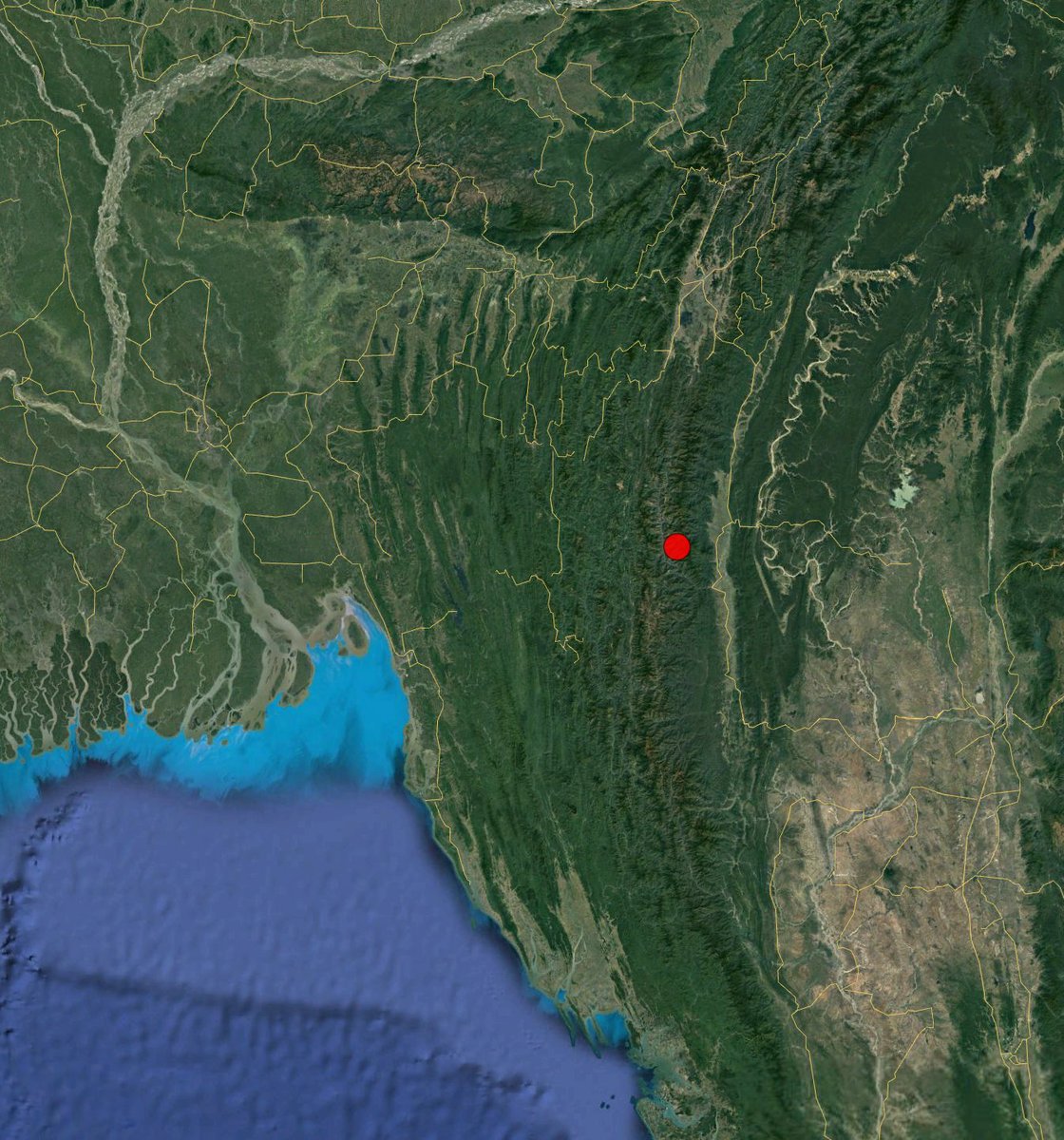 Earthquake of magnitude 5.6 strikes Myanmar-India border region. Tremors Felt Across Northeastern States