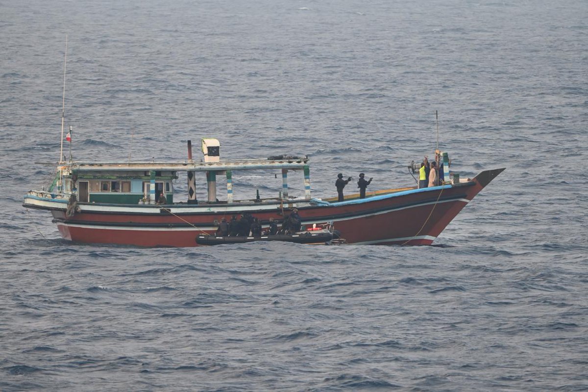 Indian Navy in a coordinated operation with NCB and Gujarat Police intercepted a suspicious boat leading to seizure of approx 700 kg of meth in Gujarat. This is the second major successful coordinated Anti Narcotics Operations at sea by the Navy this year