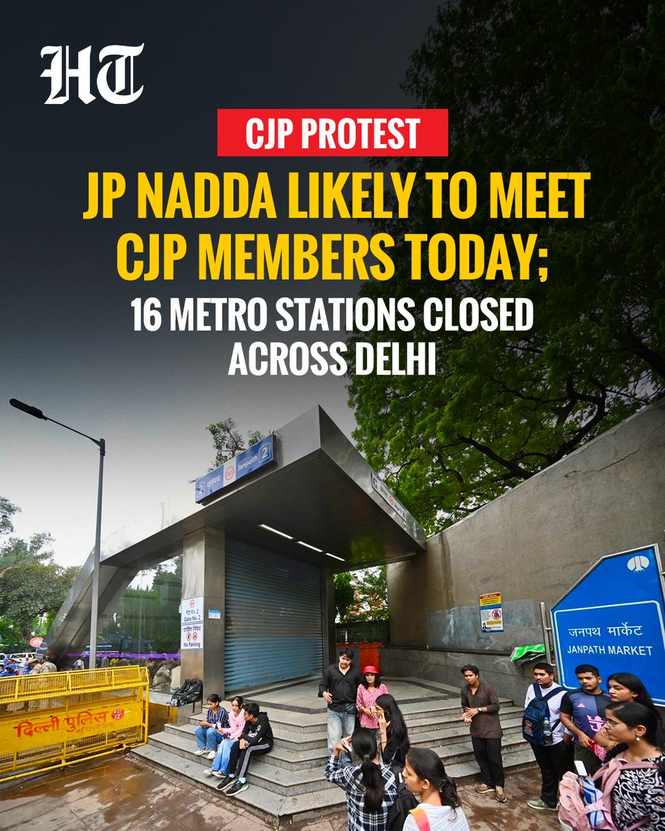 At least 16 Delhi Metro stations, including Rajiv Chowk, Central Secretariat and Mandi House, were closed on Wednesday morning due to security reasons, the Delhi Metro Rail Corporation (DMRC) said